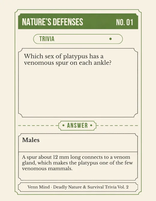 Nature's Defenses card